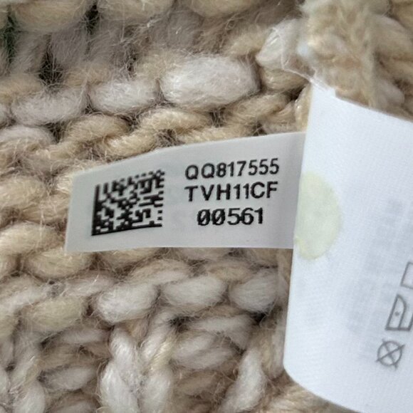 Aerie Intarsia Green and Blue Stripe Sweater Size SP - Picture 4 of 7